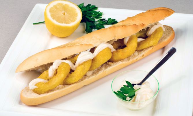 Bocadillo de calamares