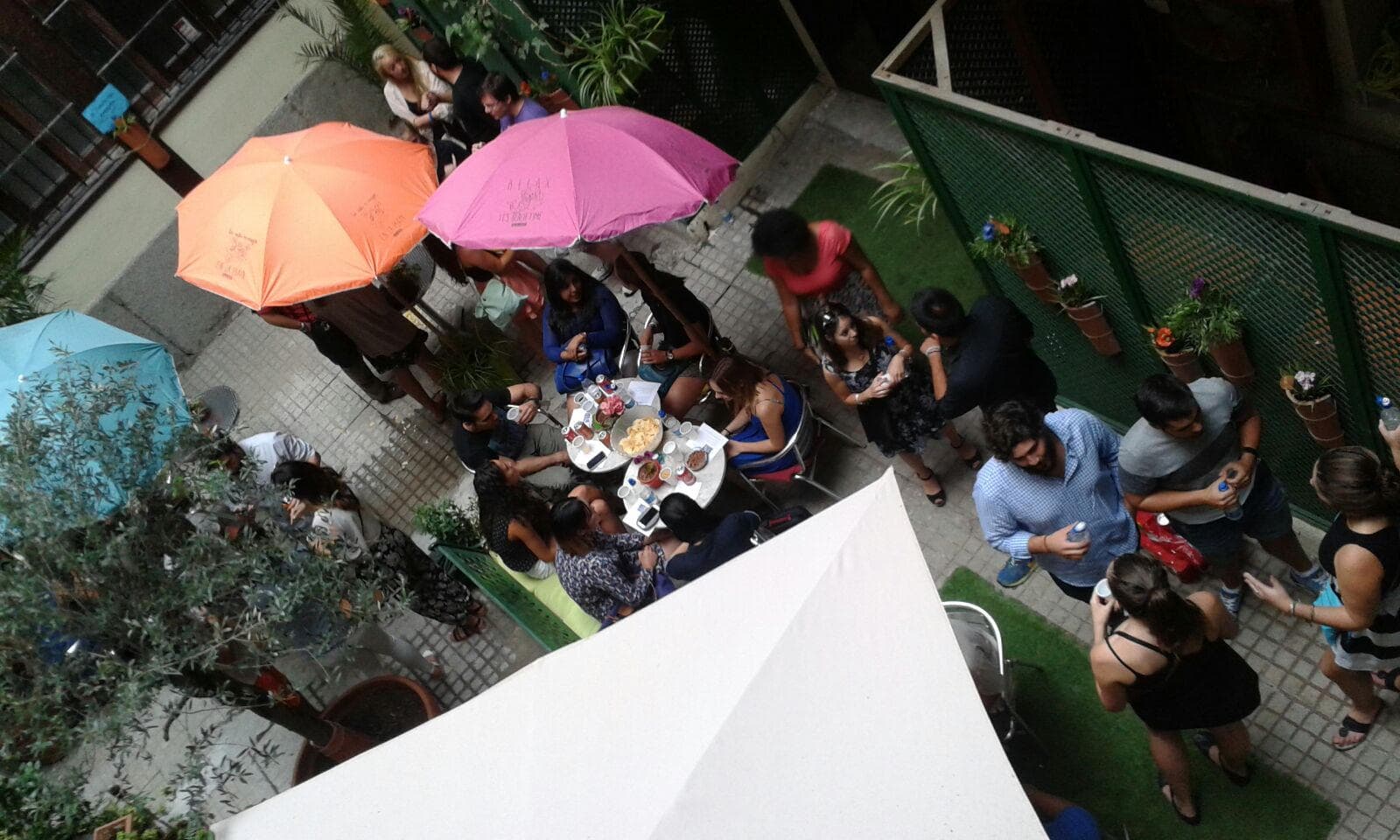 intercambio de idiomas TANDEM, patio de la escuela