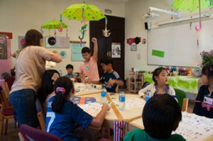 Group program: 13 children and their parents visit TANDEM