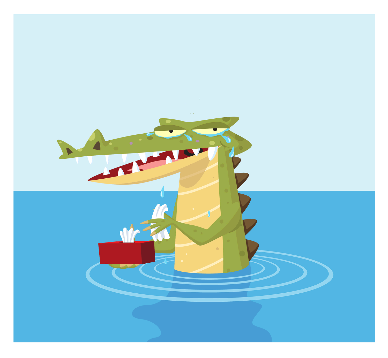 cliches in Spanish: lagrimas de cocodrilo