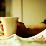 Coffee and news image