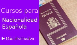 Cursos para obtener la nacionalidad española